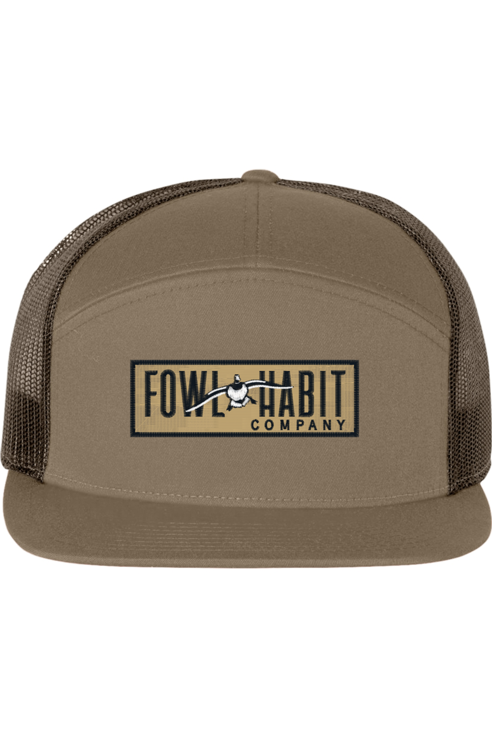 Cupped Up Seven-Panel Trucker Cap - Fowl Habit Co.