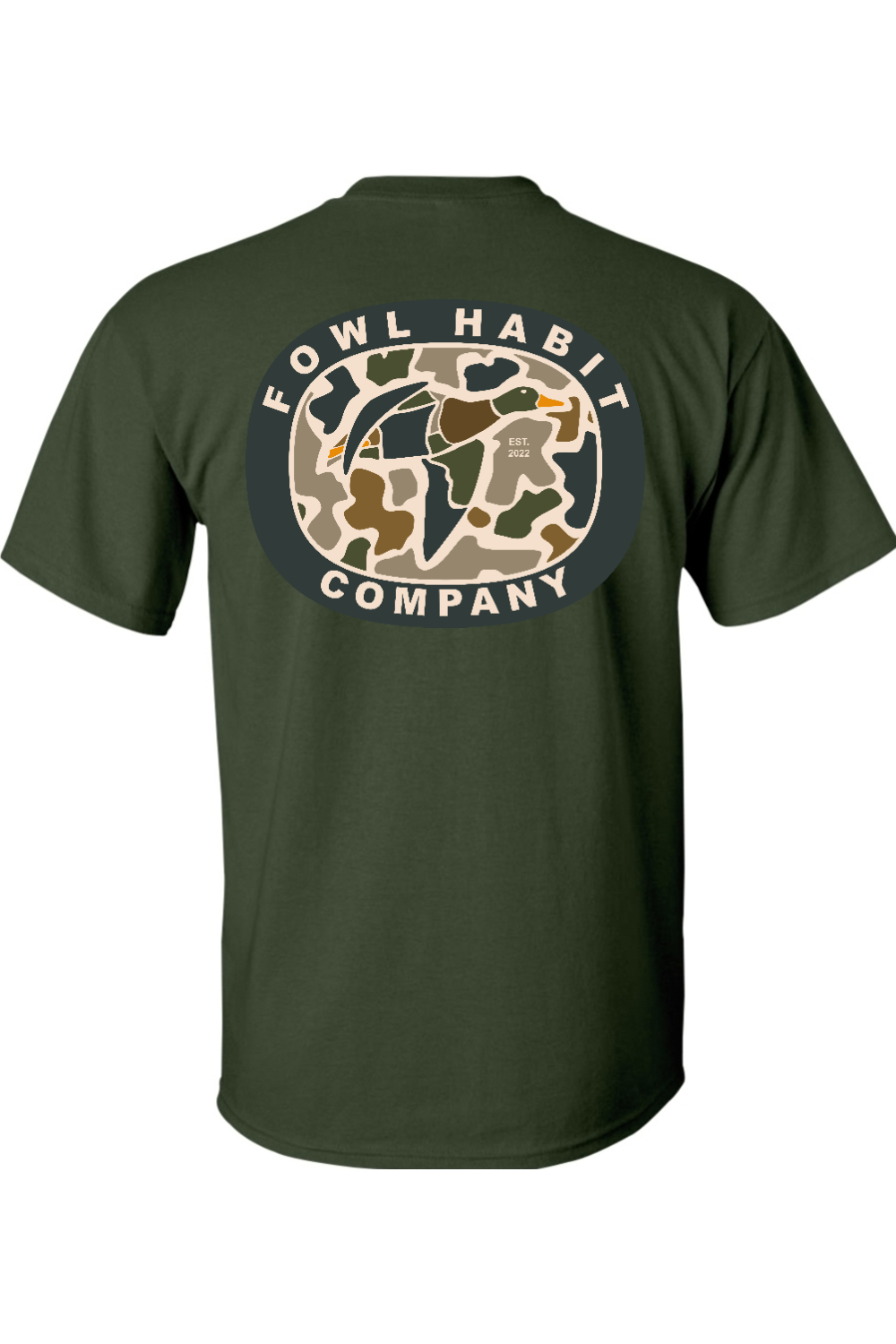 Old School Camo T-Shirt - Fowl Habit Co.