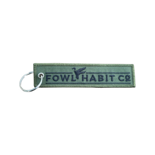 Green Fowl Habit Co. Key Tag - Fowl Habit Co.